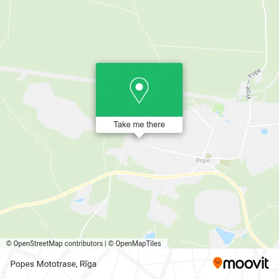Popes Mototrase map