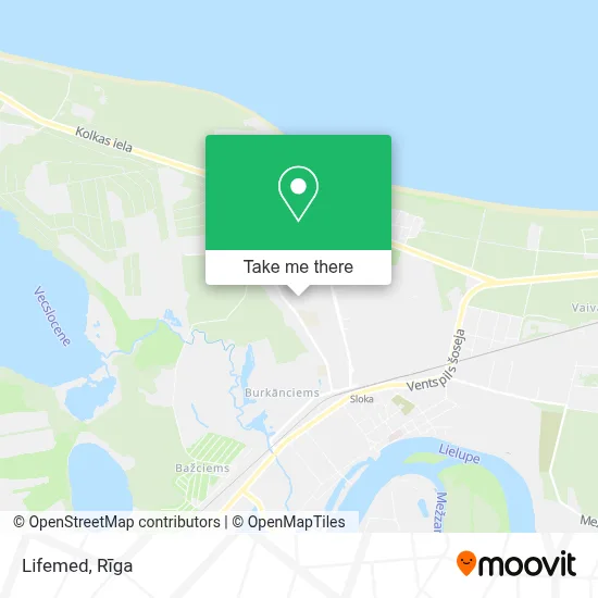 Lifemed map