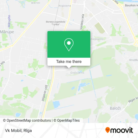 Vk Mobil map