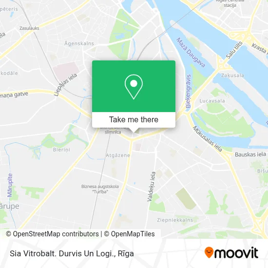 Sia Vitrobalt. Durvis Un Logi. map