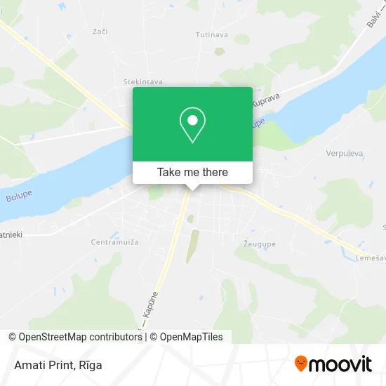Amati Print map