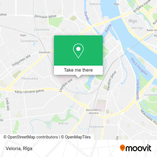 Veloria map