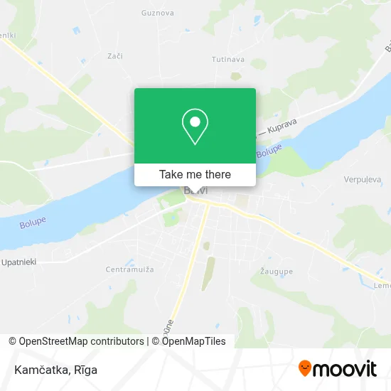 Kamčatka map