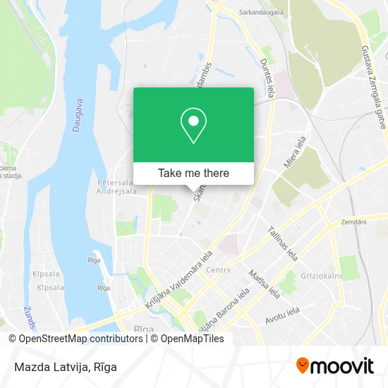 Mazda Latvija map
