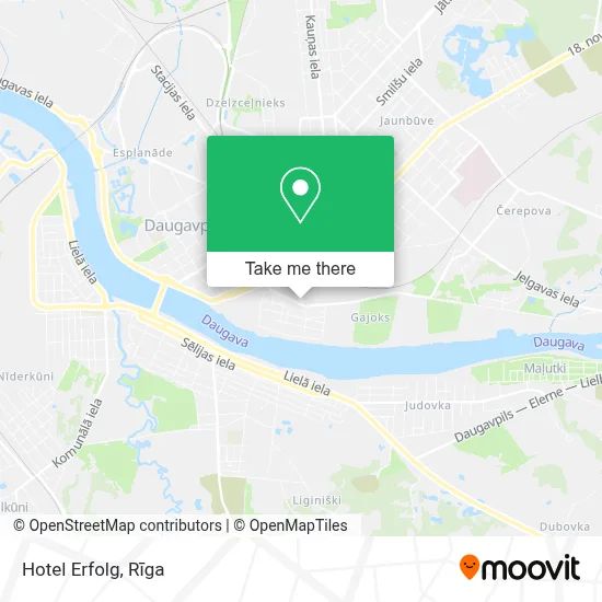 Hotel Erfolg map