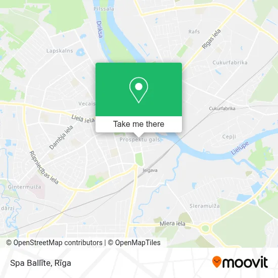 Spa Ballīte map