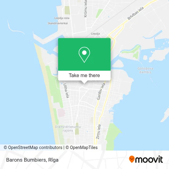 Barons Bumbiers map