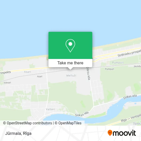 Jūrmala map