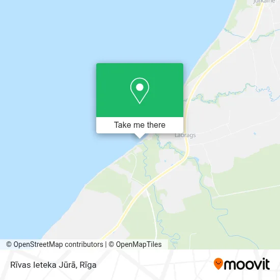 Rīvas Ieteka Jūrā map