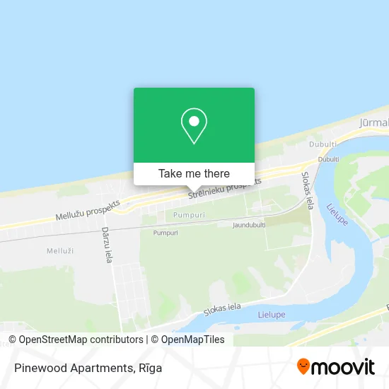 Pinewood Apartments map