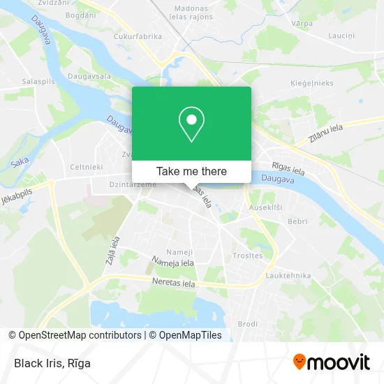 Black Iris map