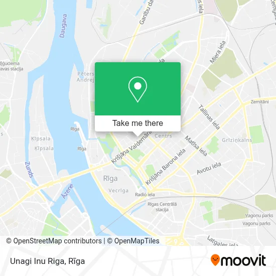 Unagi Inu Riga map