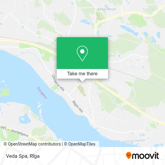 Veda Spa map