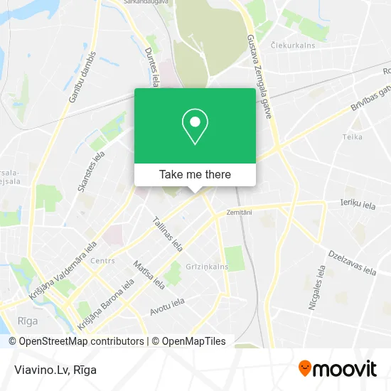 Viavino.Lv map