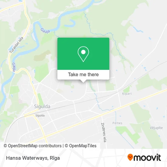 Hansa Waterways map