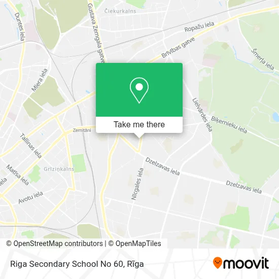 Riga Secondary School No 60 map