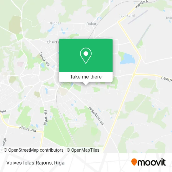 Vaives Ielas Rajons map