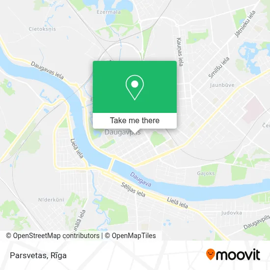 Parsvetas map