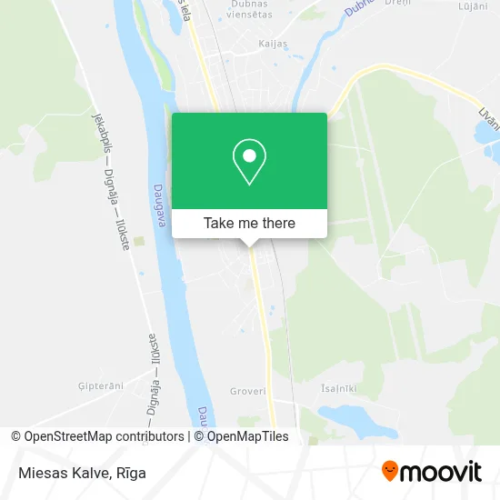 Miesas Kalve map