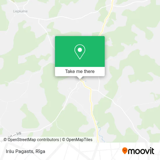 Iršu Pagasts map