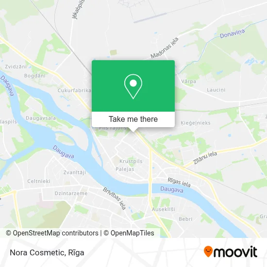 Nora Cosmetic map