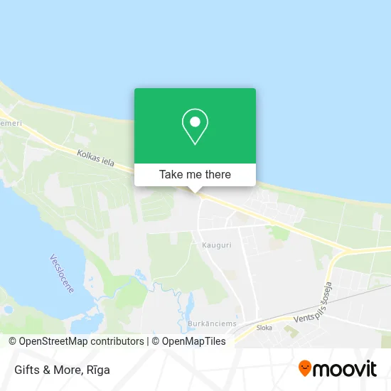 Gifts & More map