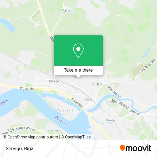 Servigo map