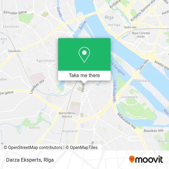 Darza Eksperts map