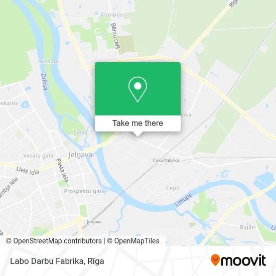 Labo Darbu Fabrika map