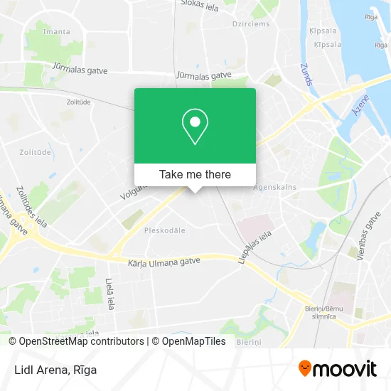 Lidl Arena map