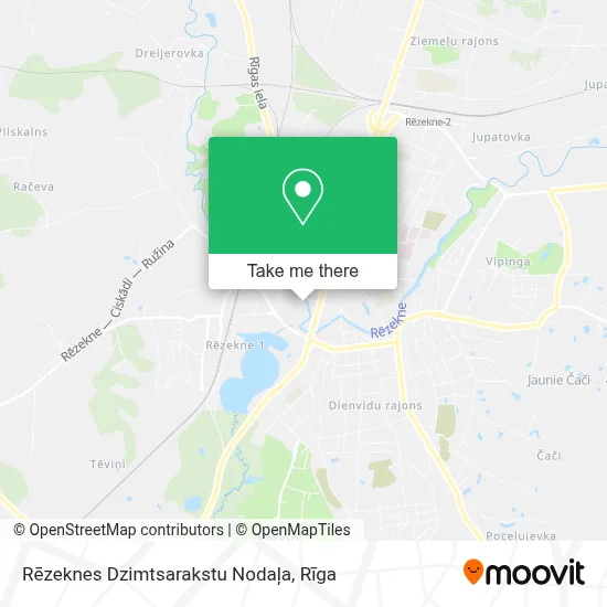 Rēzeknes Dzimtsarakstu Nodaļa map