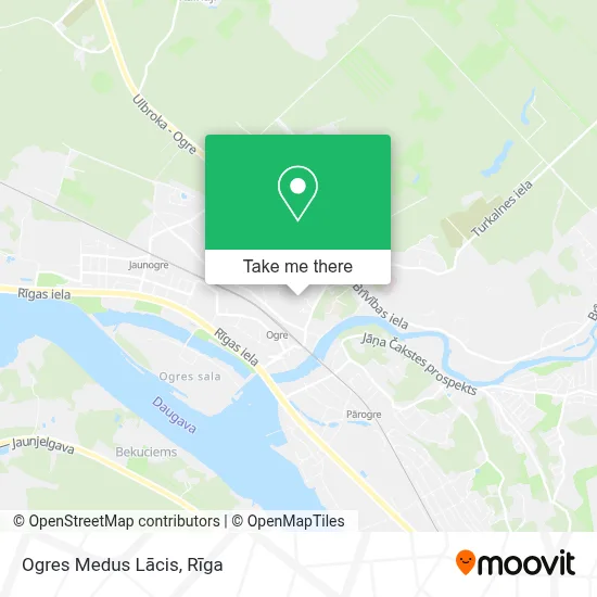 Ogres Medus Lācis map