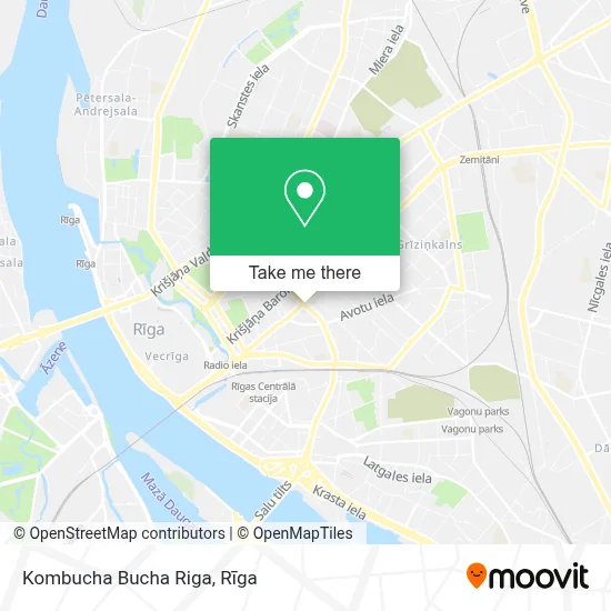 Kombucha Bucha Riga map