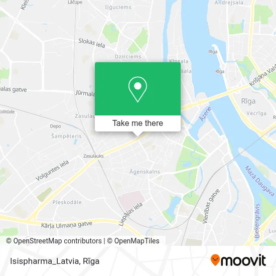 Isispharma_Latvia map