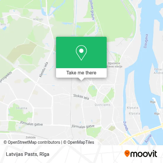 Latvijas Pasts map