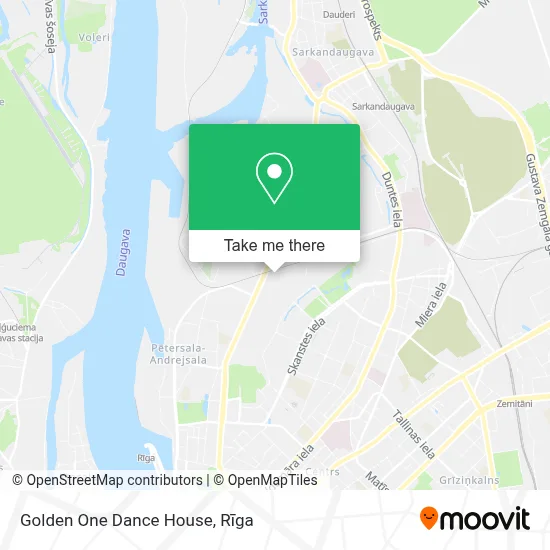 Golden One Dance House map