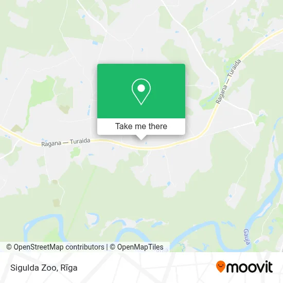 Sigulda Zoo map