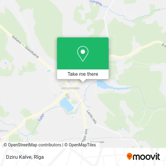 Dziru Kalve map