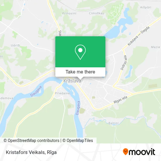 Kristafors Veikals map
