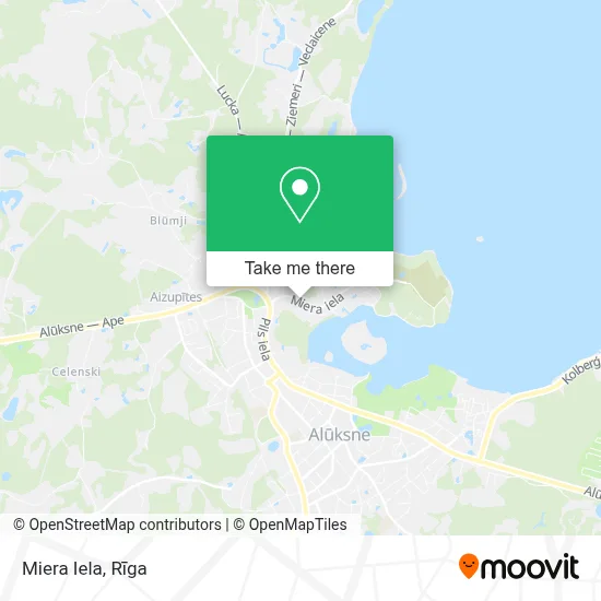 Miera Iela map