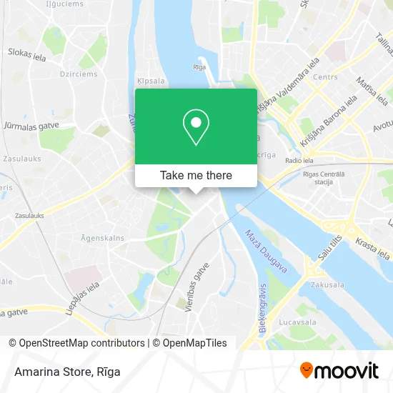 Amarina Store map