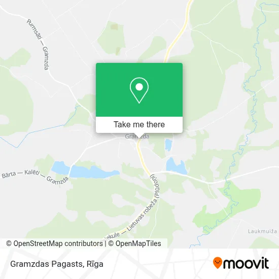 Gramzdas Pagasts map