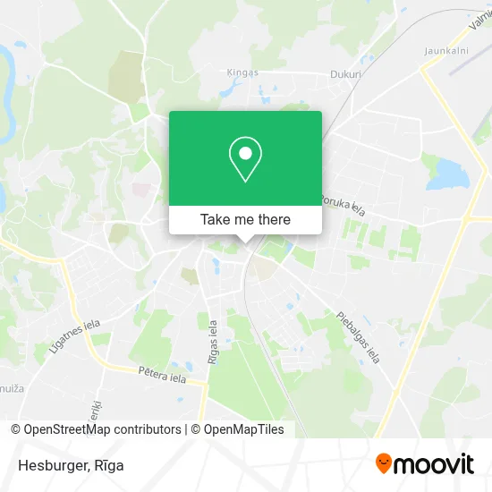 Hesburger map
