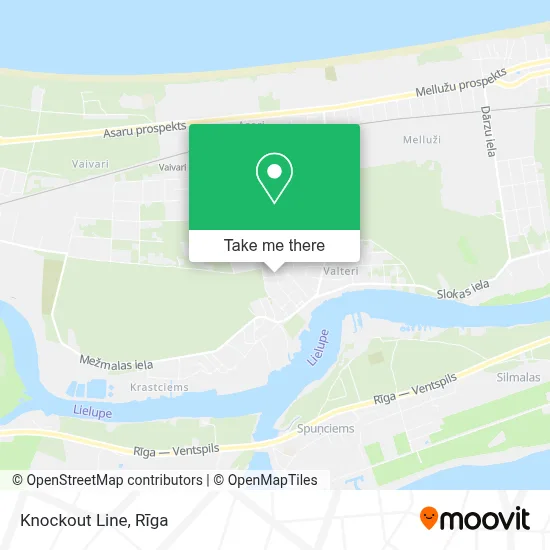 Knockout Line map