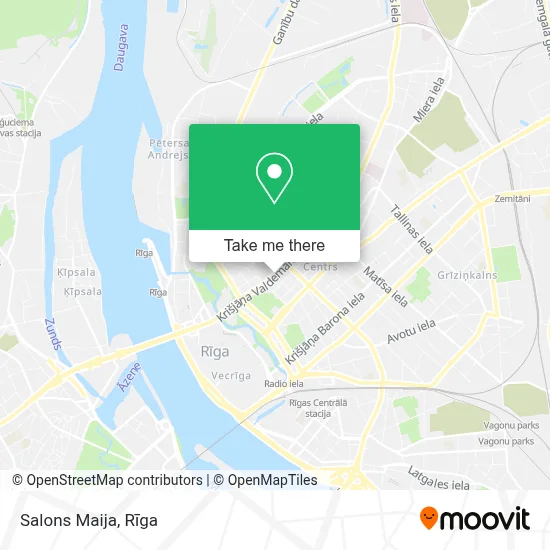 Salons Maija map