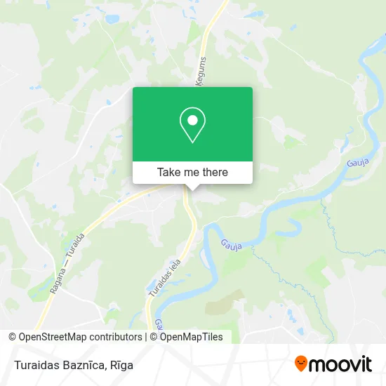 Turaidas Baznīca map