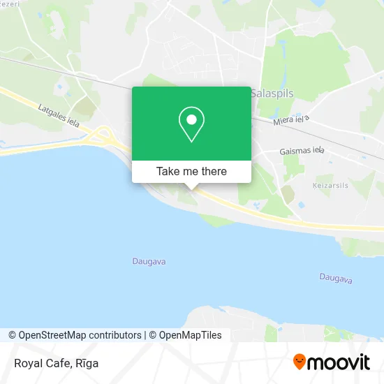 Royal Cafe map