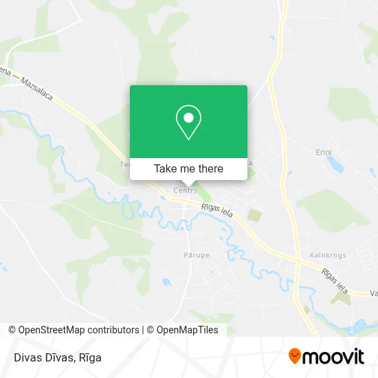 Divas Dīvas map