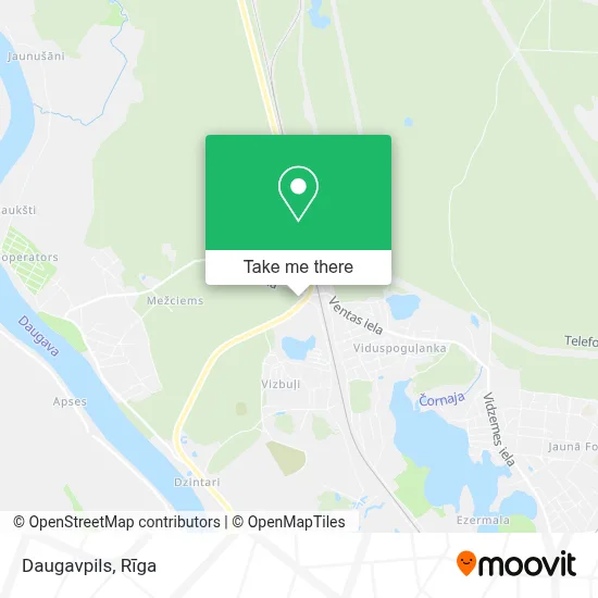 Daugavpils map