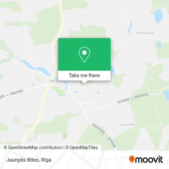Jaunpils Bites map